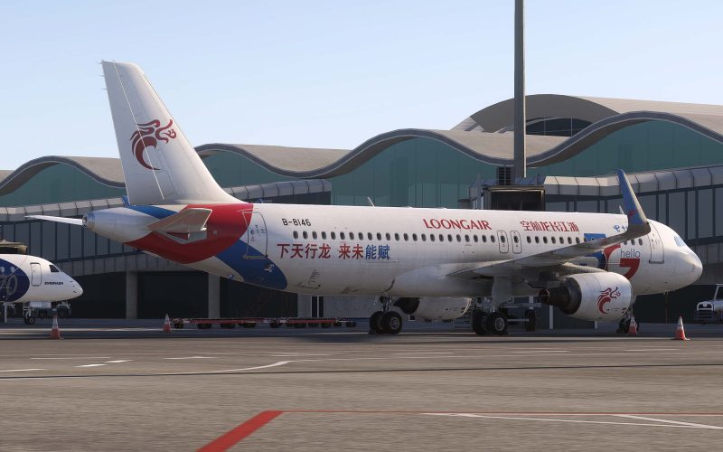 Fenix320SL 浙江长龙航空 “Hello 5G”-万顷琉璃